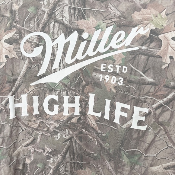 NWOT Miller High Life Camo Sweatshirt Men’s 2XL - Picture 5 of 10